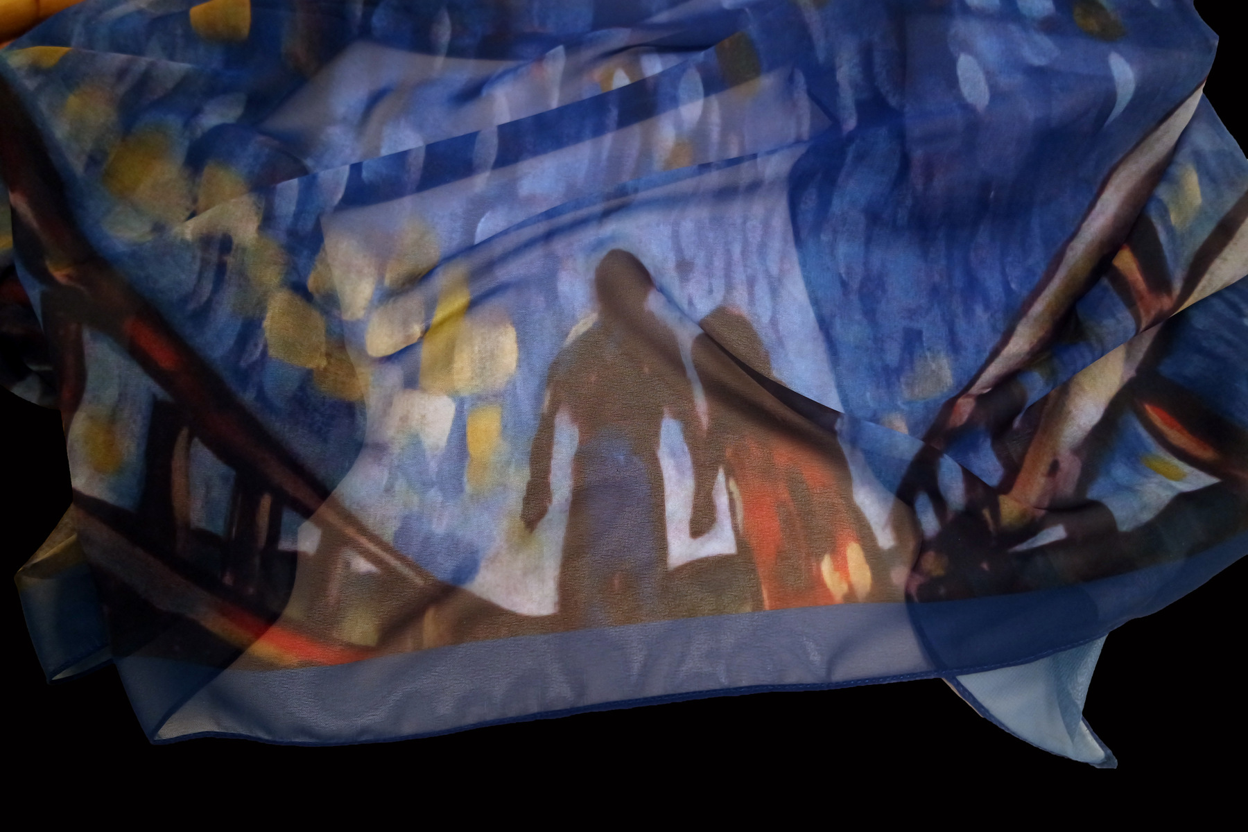 The World is my Canvas - Patricks Painting on Scarf