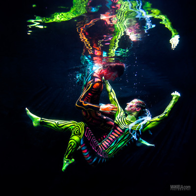 Dubai Photographer underwater, fashion, commercial, corporate, wedding - Underwater edytorial for Art Color Ballet