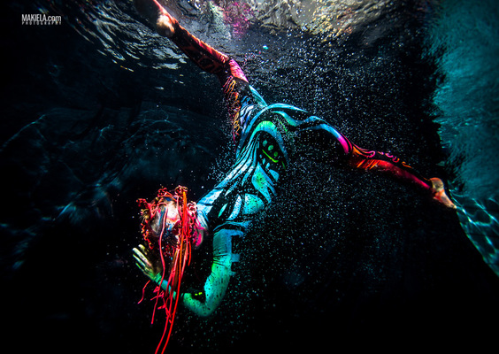 Dubai Photographer underwater, fashion, commercial, corporate, wedding - Underwater edytorial for Art Color Ballet