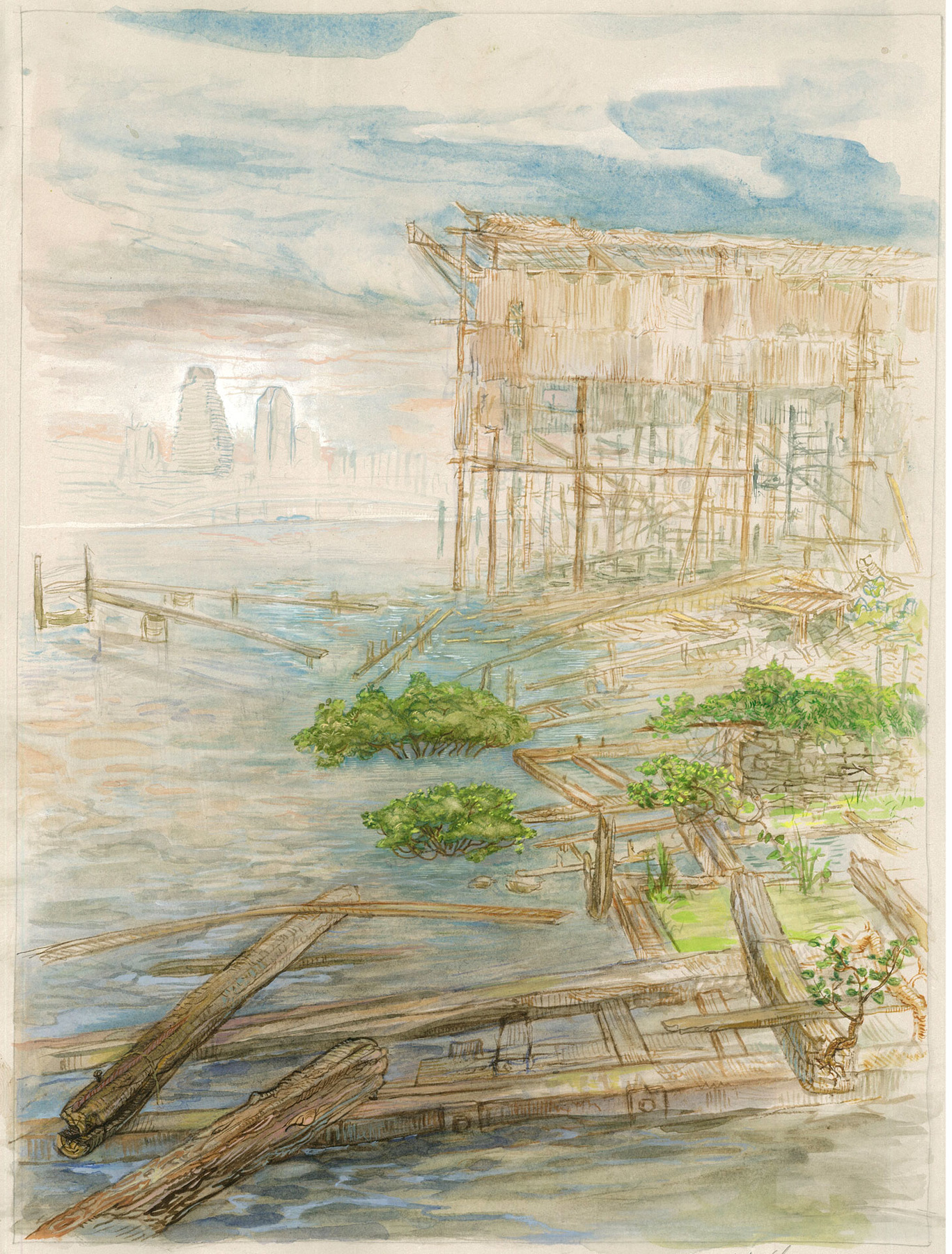 Alex Confer - Ruined Shipyard, Macau, 2017