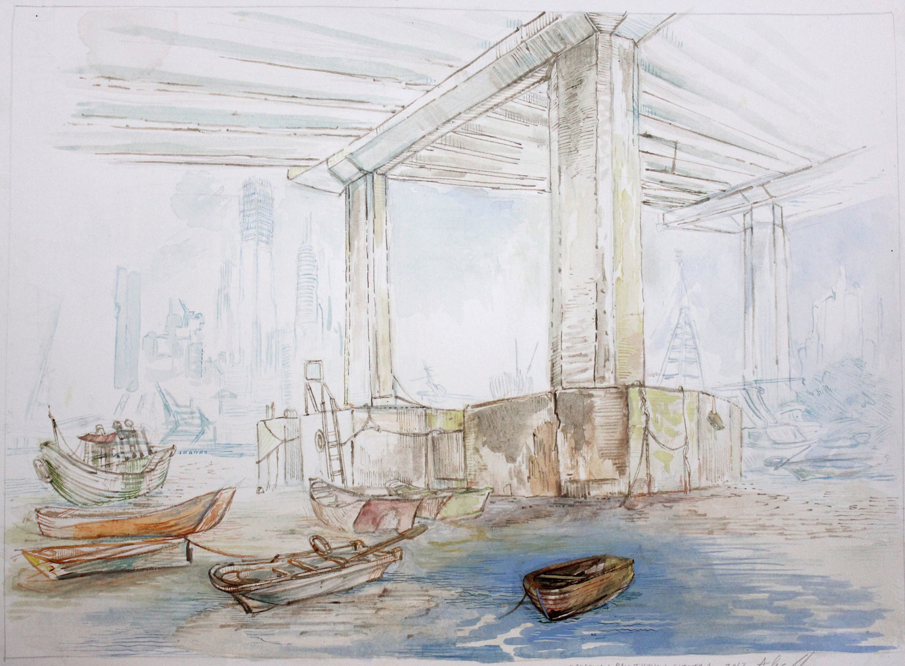 Alex Confer - Causeway Bay Typhoon Shelter, 2016