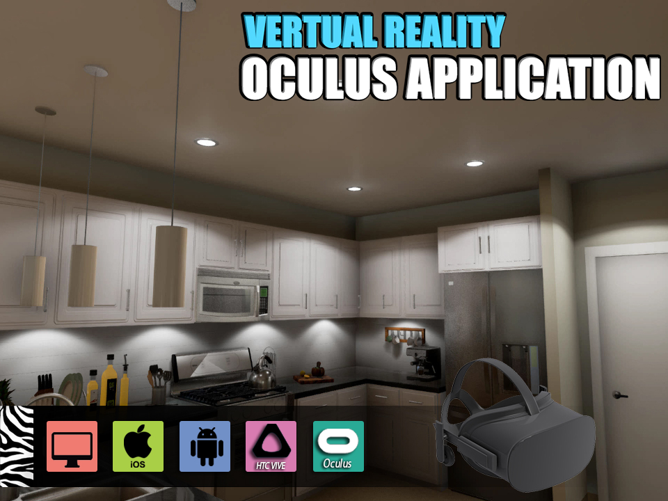 Yantram Studio - Interactive virtual reality apps development Kitchen Design for Oculus Device VR, Tampa - Florida