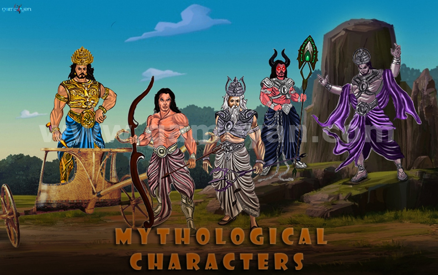 GameYan Studio - Mythological Characters Modeling Design by Animation Production Companies